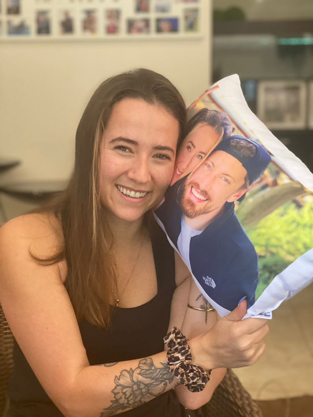 Silly George cut out custom pillows
