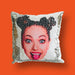Silly George Custom Sequin Pillow